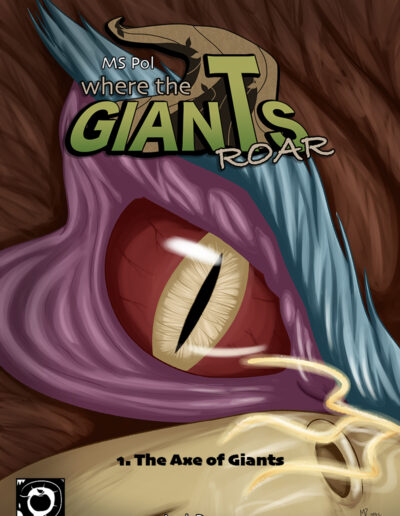 Portfolio Piece - Where The Giants Roar Book 1 Cover